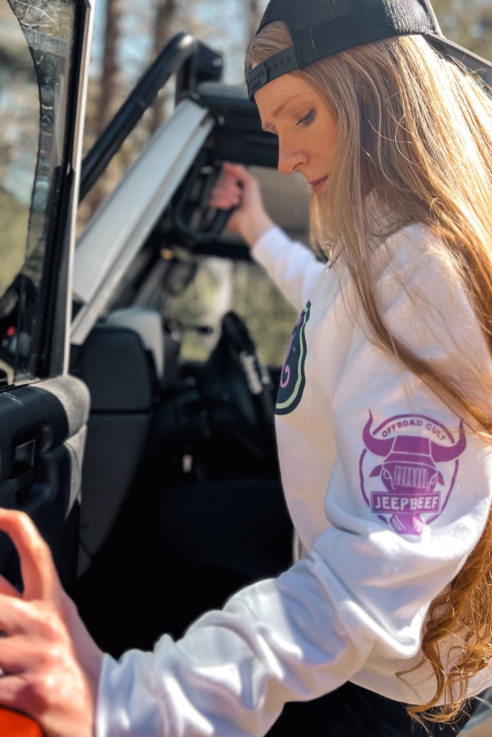 JeepHer Adventure Brand Lightweight Hoodie
