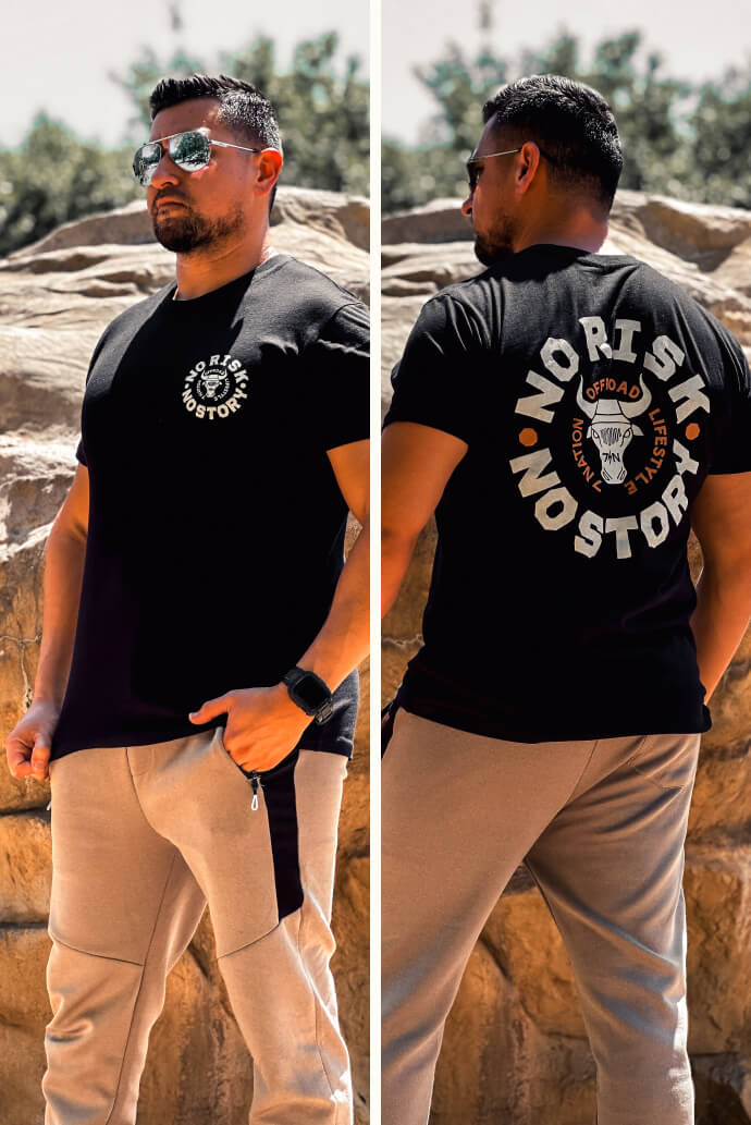 No Risk No Story Off-Road Lifestyle Tee