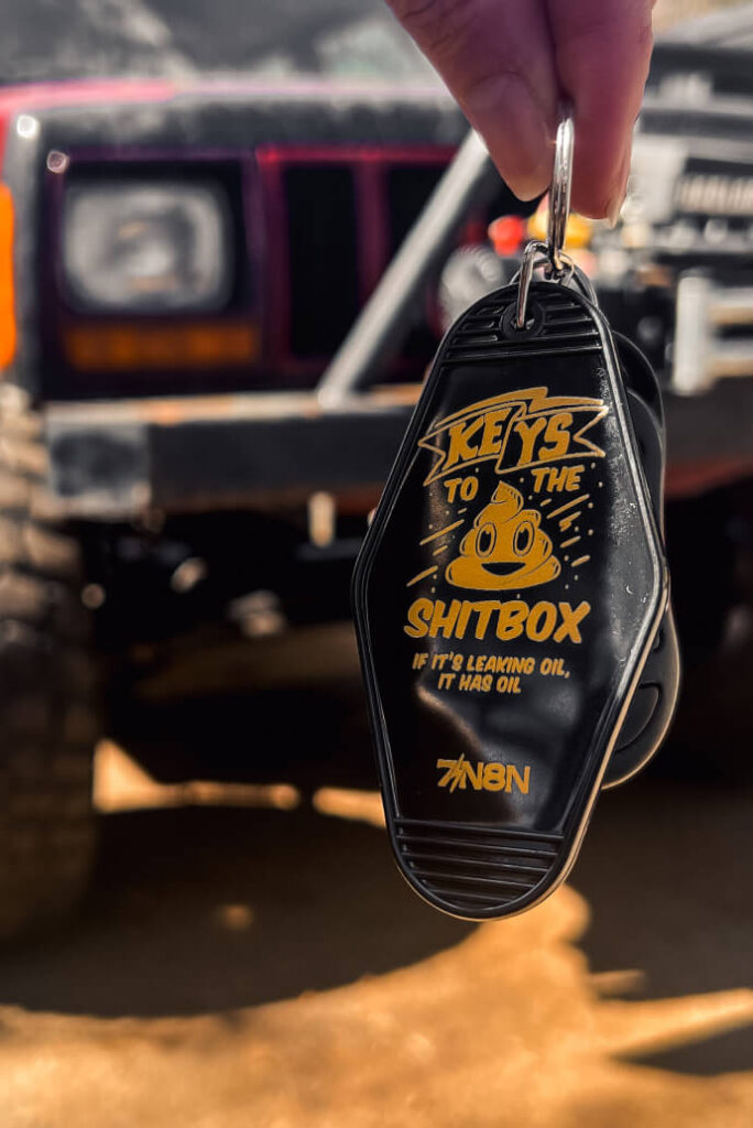 Keys To The Shitbox Keychain